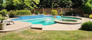 before pool remodel